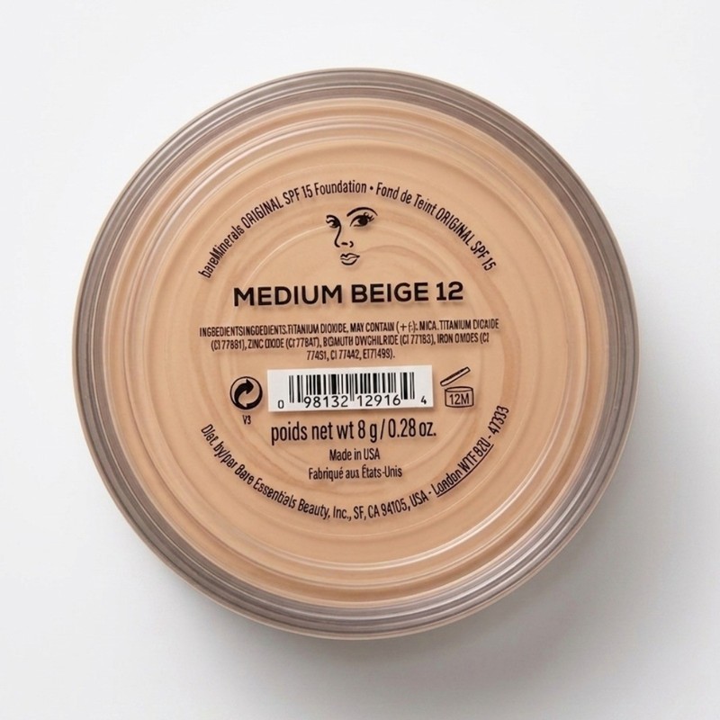 bareMinerals Original Foundation SPF 15 Medium Beige 12 8g USA Warehouse gallery