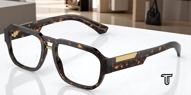 DOLCE & GABBANA DG3389 502 Havana Demo Lens 53 mm Men’s Eyeglasses