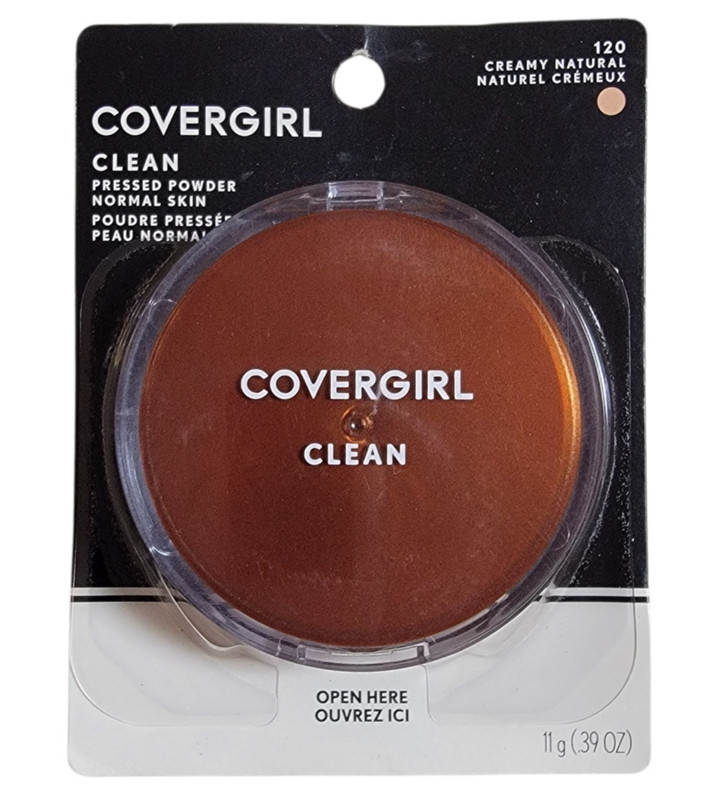COVERGIRL CLEAN PRESSED POWDER 120 CREAMY NATURAL ORIGINAL TALC gallery