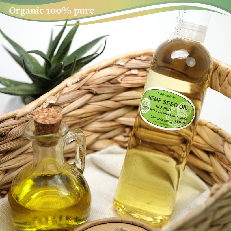 HEMP SEED OIL REFINED RAW ORGANIC COLD PRESSED 2 OZ UP TO 7 LB *FREE SHIPPING* gallery