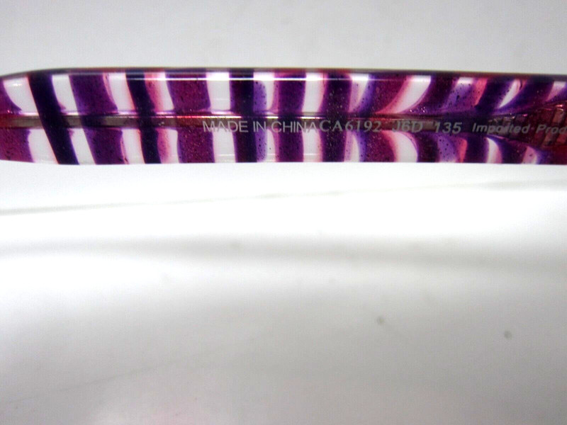 Carrera CARRERA 6192 Womens Eyeglasses 0J6D 54-13-135mm Plum Violet Pink Crystal gallery