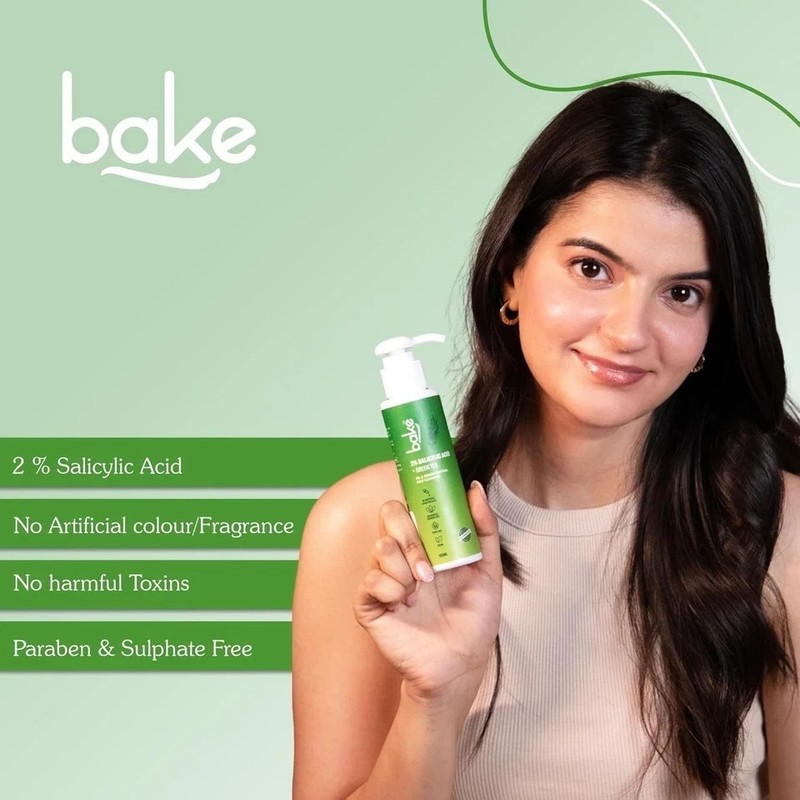 Bake 2% Salicylic Acid With Green Tea Face Cleanser 100ml gallery