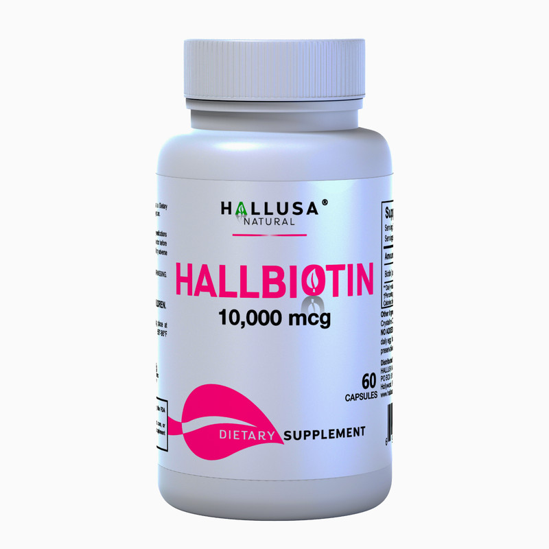BIOTIN 10,000 MCG – Hair, Nails, Skin, Maternal Health, Glucose Control – 60 Cap