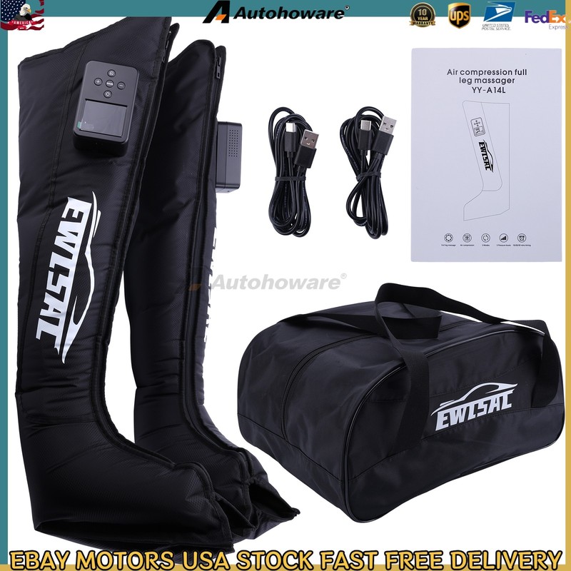 For Circ Pain Relief Gift Cordless Full Leg Massager | 3 Modes Air Compression