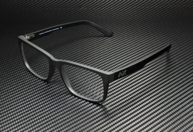 ARMANI EXCHANGE AX3016 8078 Black Square 53 mm Men’s Eyeglasses