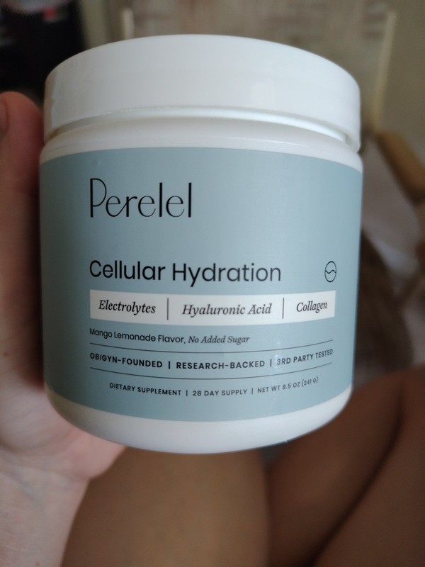 Perelel Cellular Hydration Powder w/ Collagen & Hyaluronic Acid – Mango Lemonade