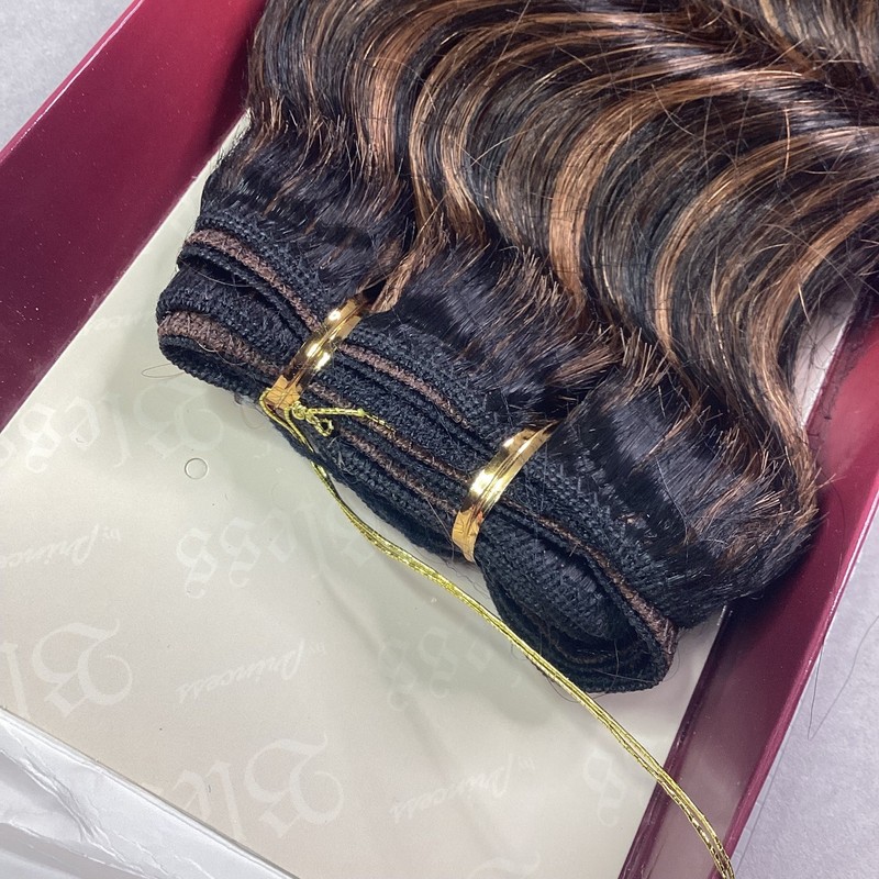 Bless by Princess 100% Human Hair Extensions F1B/30 12" New Ripple Deep gallery