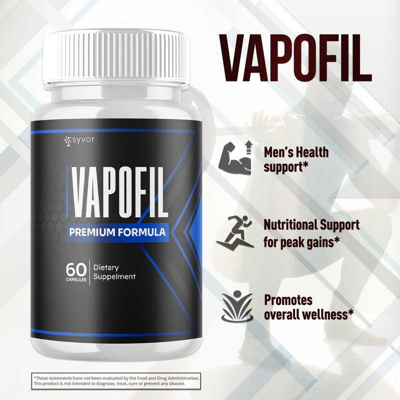 (2 Pack) Vapofil Advanced Male Pills Vapo Fil Formula Supplement 120 Capsules gallery