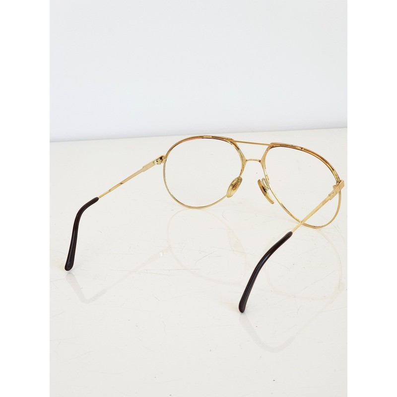 Christian Dior Monsieur Vintage Aviator Glasses Gold Frames 2332 Austria 135 47 gallery