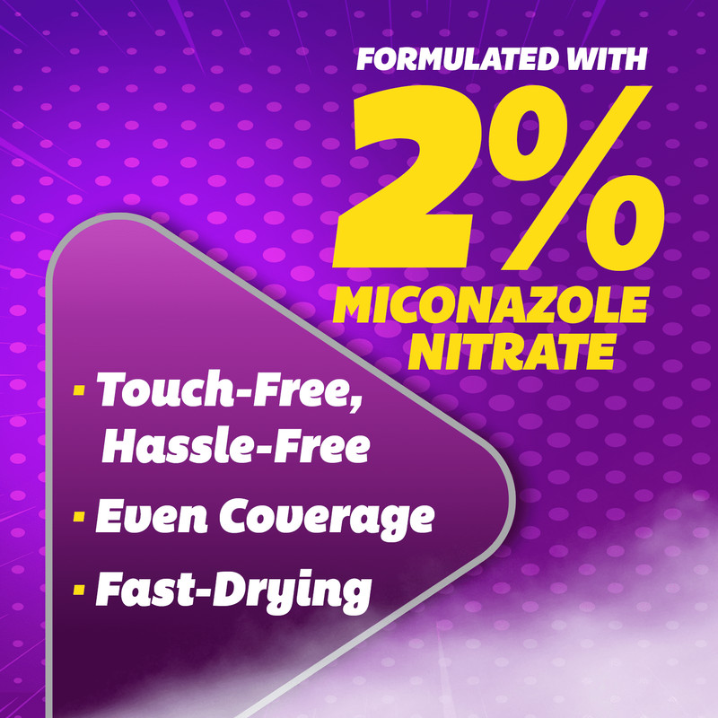Athlete's Foot Antifungal Spray – Miconazole 2% for Itch, Odor, Sweat Relief gallery