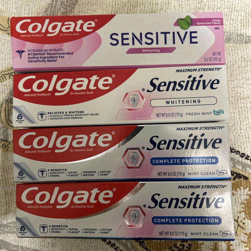Colgate Sensitive Toothpaste Mint(mix And Match)6oz Pack Of 4 Free Shipping!