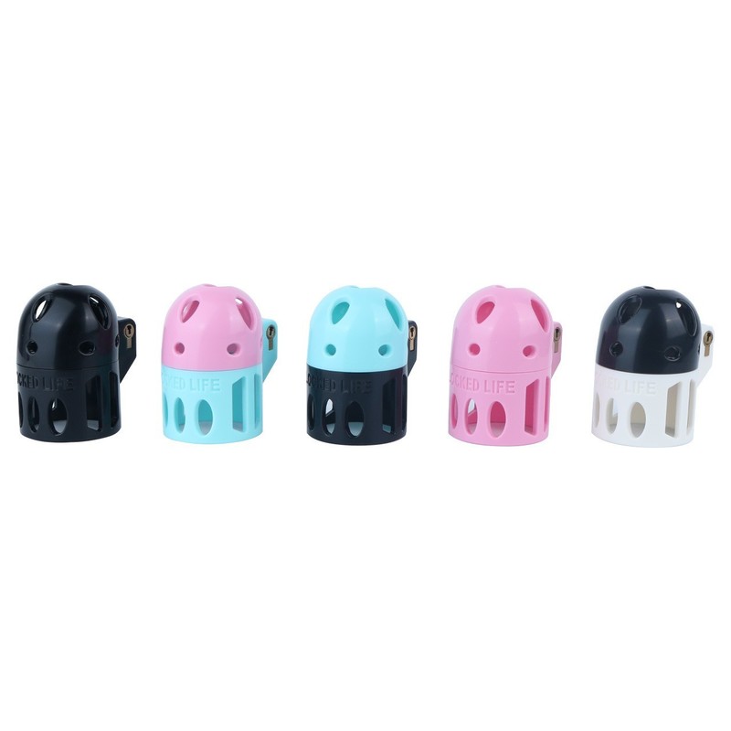 Resin Male Chastity Device Colorful Cage for Men ABS Plastic Locking Belt CC725 gallery