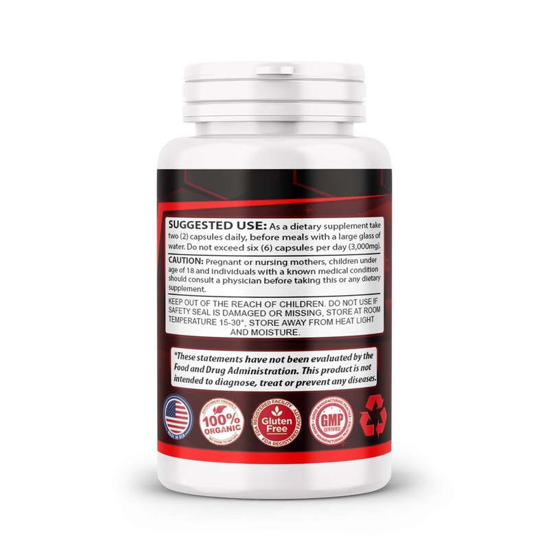 MARATHONER MENS ENERGY BOOST SUPPORT CAPSULES ORGANIC 60 VEGETABLE CAPSULES USA gallery