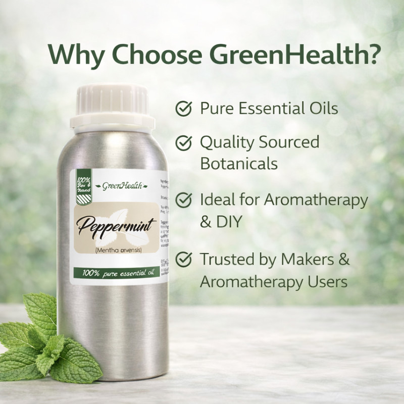 8 fl oz Bulk Peppermint Essential Oil Pure Natural in Aluminum Bottle gallery