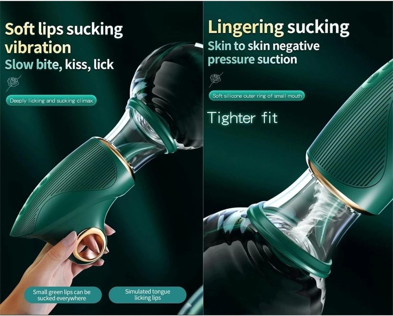 Vibrating Clit Breast Nipple Sucker Massager Vibrator Sex Toys for Women Couples gallery