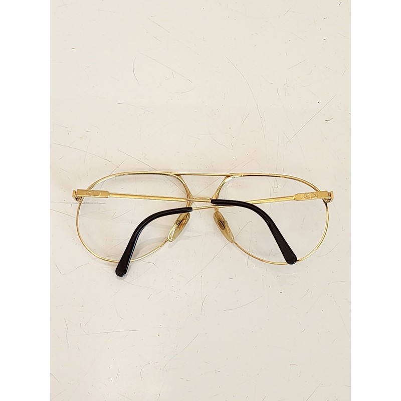 Christian Dior Monsieur Vintage Aviator Glasses Gold Frames 2332 Austria 135 47 gallery