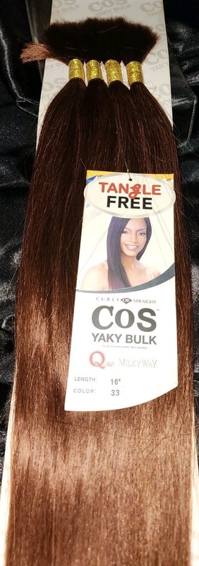 Milky Way 100% Human Hair Master Mix Braiding Hair 16" or 18" Pick your Color gallery