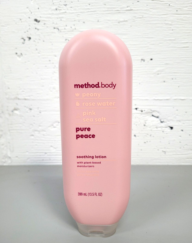 Method Body Pure Peace Soothing Body Lotion NEW Peony, Rose Water, Pink Sea Salt