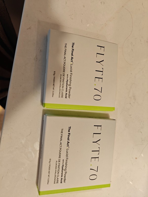Lot of 2 NEW Flyte.70 The Final Act Lucid Finishing Powder Hyaluronic Acid Seale gallery