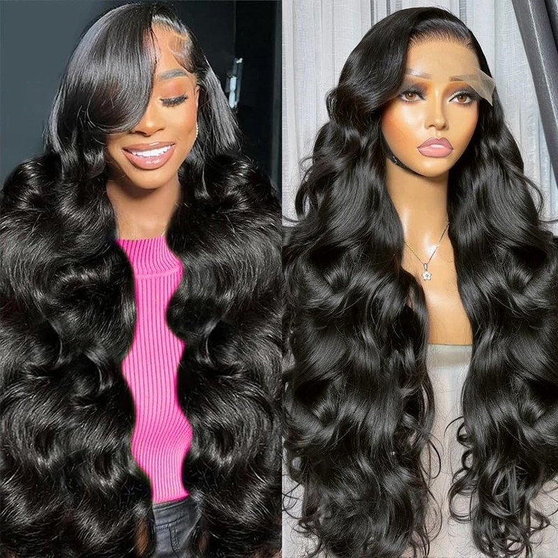 20 Inch Body Wave Lace Front Wig 13×6 HD Lace Human Hair Pre Plucked Brazilian