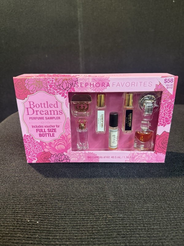 Sephora Bottled Dreams Perfume Sampler Gift Set Spray 1.36 fl oz. New Old Stock