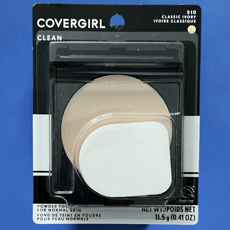 Covergirl Clean Powder Foundation Classic Ivory 510 Normal Skin Discontinued