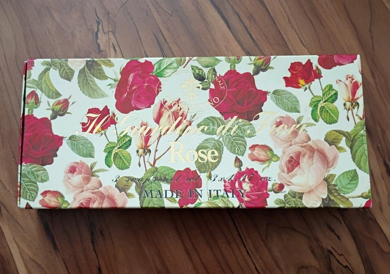 Saponificio Artigianale Fiorentino Il Giardino di Fiori Rose Soap Set 3x4.37 oz gallery