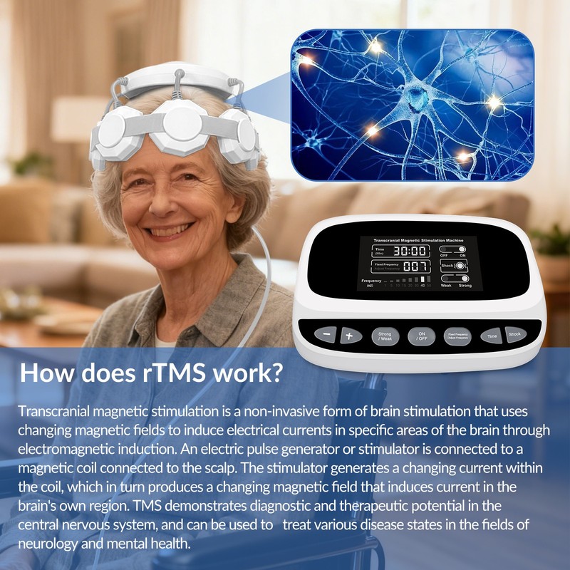 rTMS Transcranial Magnetic Stimulation Therapy Machine for Depression Anxiety gallery