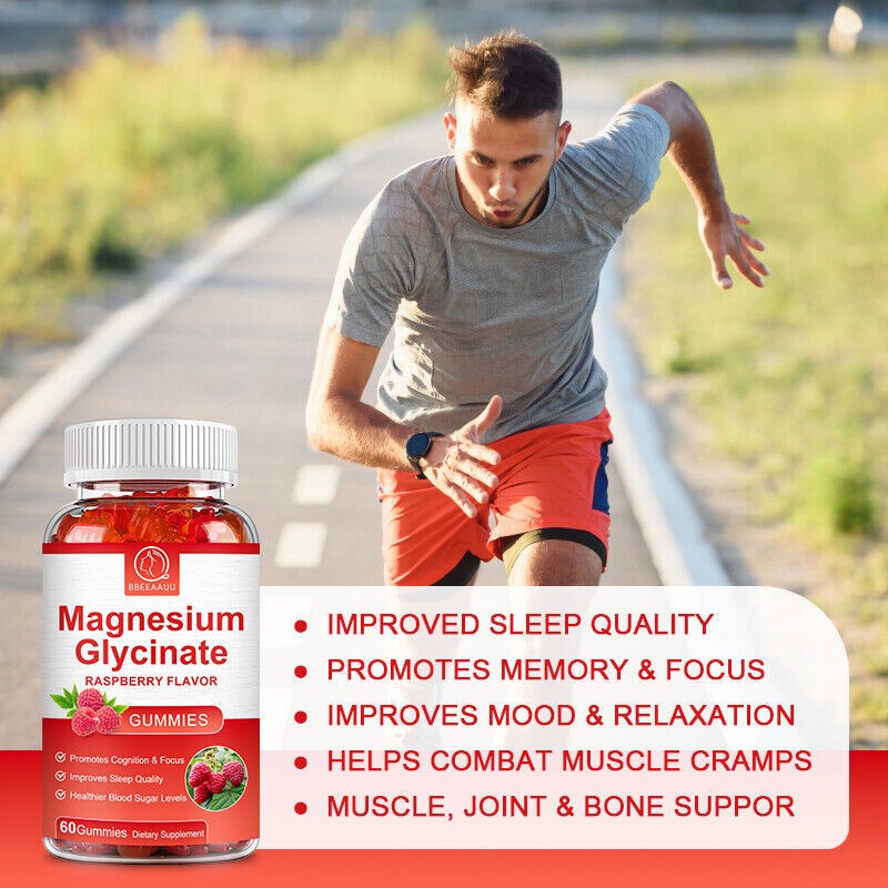 Magnesium Supplement Magnesium Glycinate 500MG Gummies Non-GMO Sugar-Free Veagn gallery