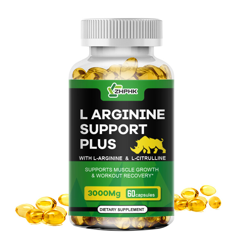 L-Arginine 120 Nitric Oxide,Testosterone Booster,Energy Support Capsules 3000 mg gallery