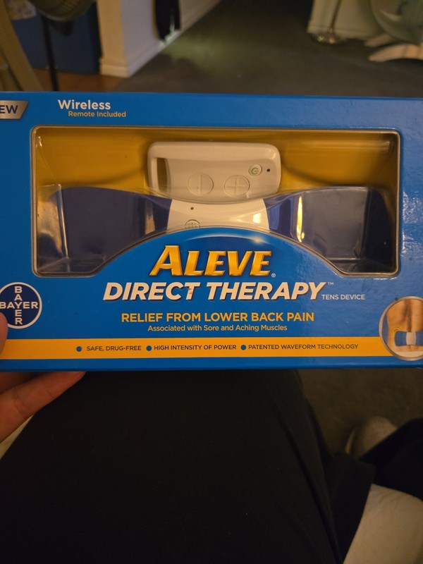 Bayer Aleve Direct Therapy Tens Device Lower Back With Wireless Remote Control.