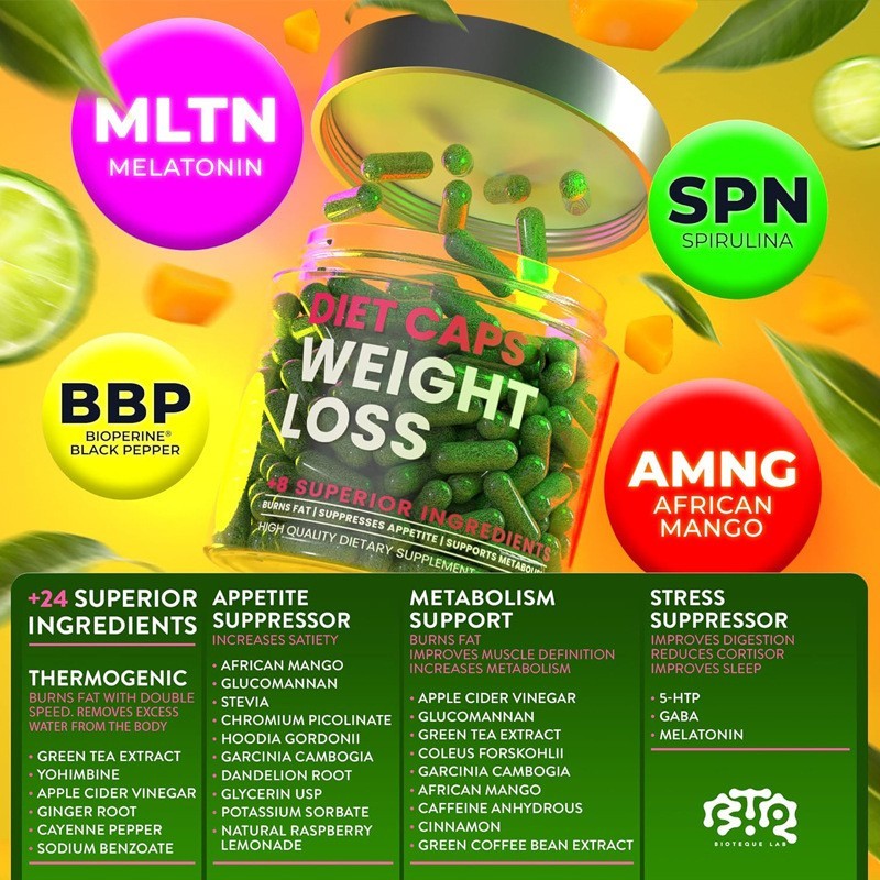 1200mg Weight Loss Pills, 60 Fat Burner Capsule WEIGHT LOSS