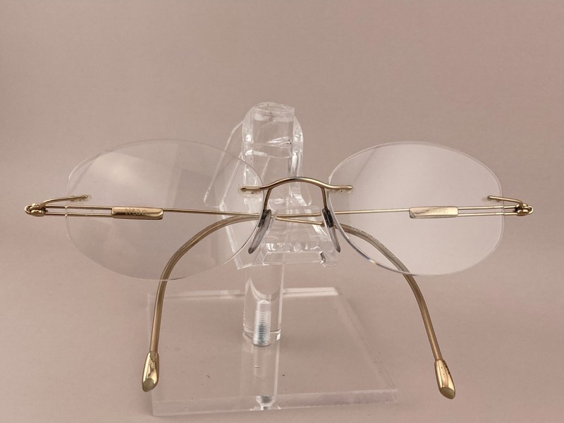 Silhouette Eyeglasses Frame 7534 20 6076 Gold []-17-140mm Titanium Austria