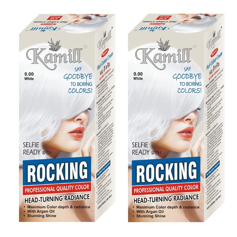 Kamill White Hair Color For Unisex, 200ml (Pack Of 2) BEST QUALITY