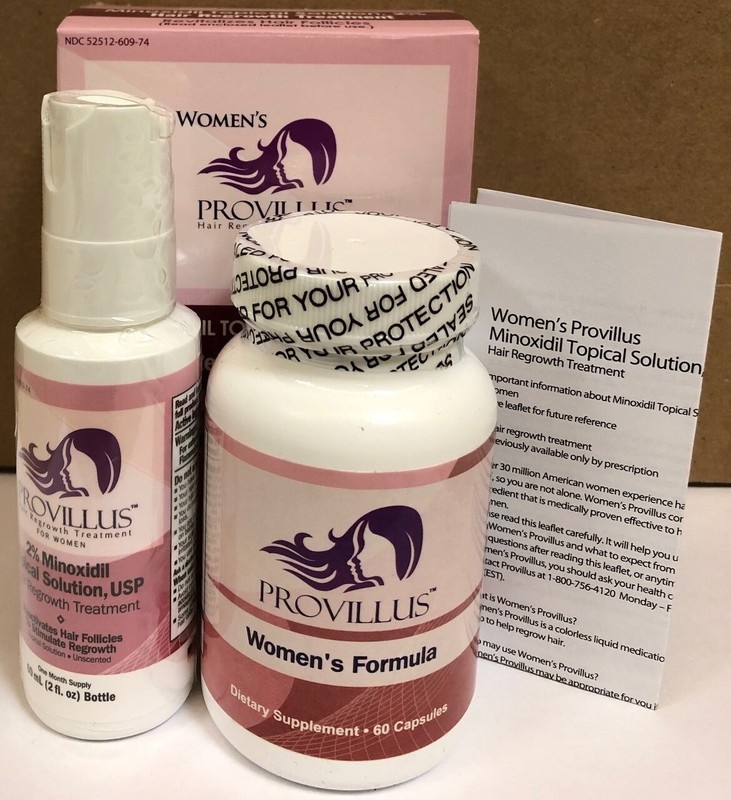 Provillus Hair Loss Vitamin & Serum For Women Stop Hair Loss Promote Hair Growth