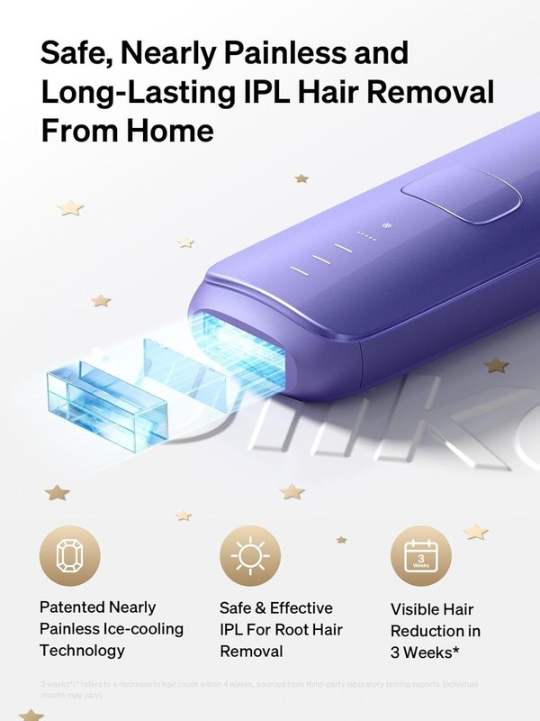Ulike Laser Hair Removal, Air 3 IPL Hair Removal with Gift Set, Sapphire Ice-Co gallery