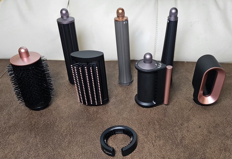 Dyson Airwrap HS05- Attachments Only + Storage Box – Authentic- Nickle/Copper gallery