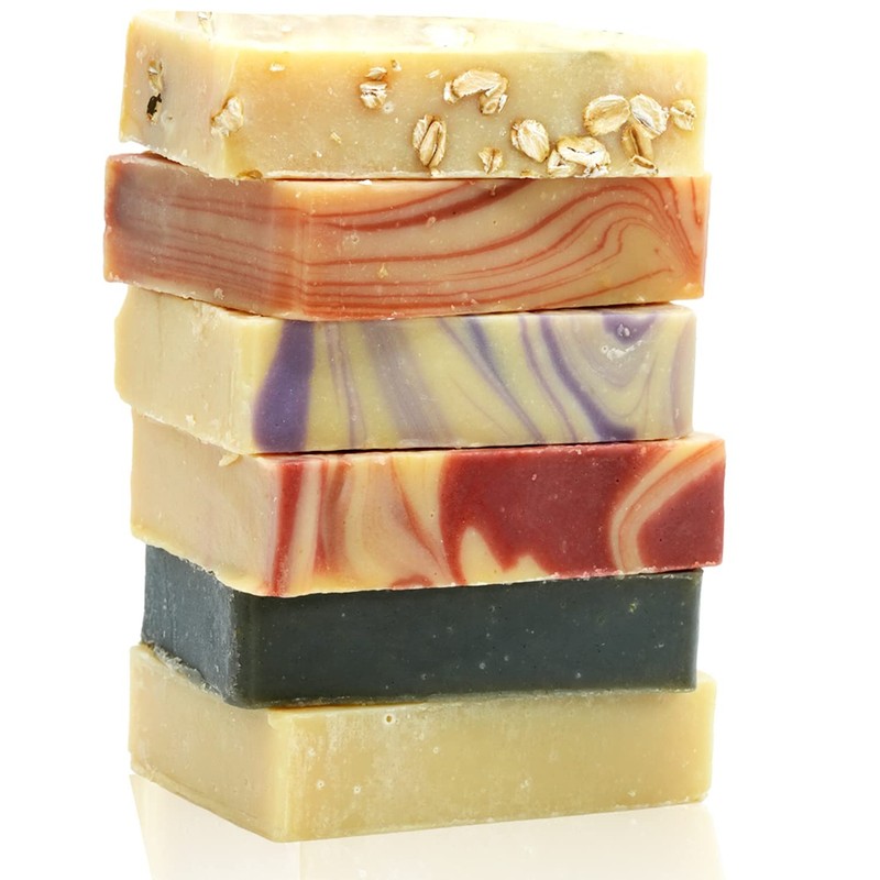Goat Milk Soap Bar (Variety 6 Pack) – Natural Bar Soap for Men & Women – Hand…
