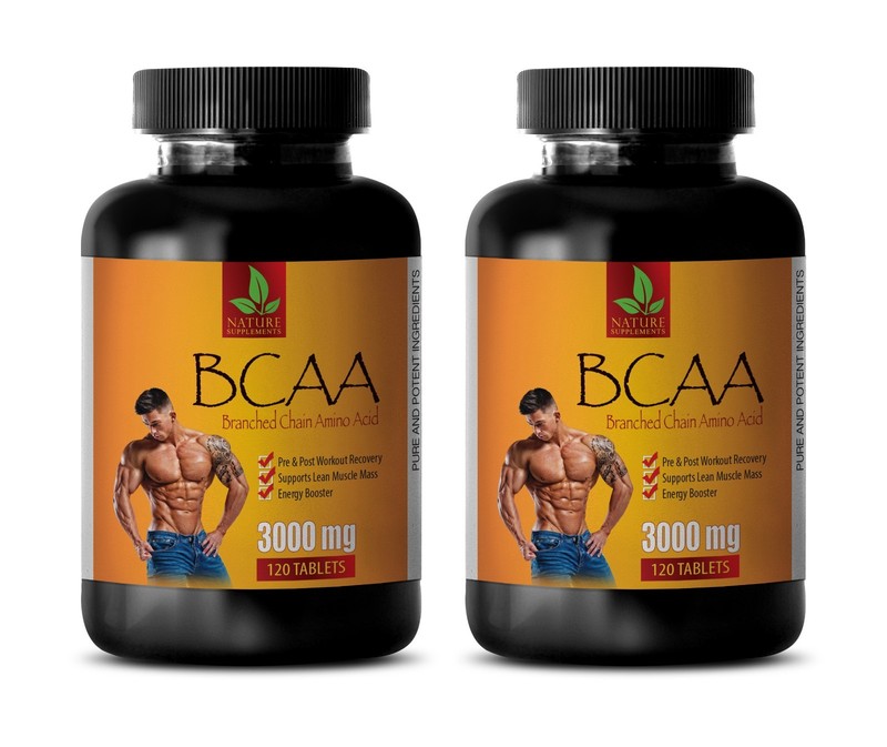 muscle gain – BCAA 3000mg – muscle growth supplements – 2 Bottles