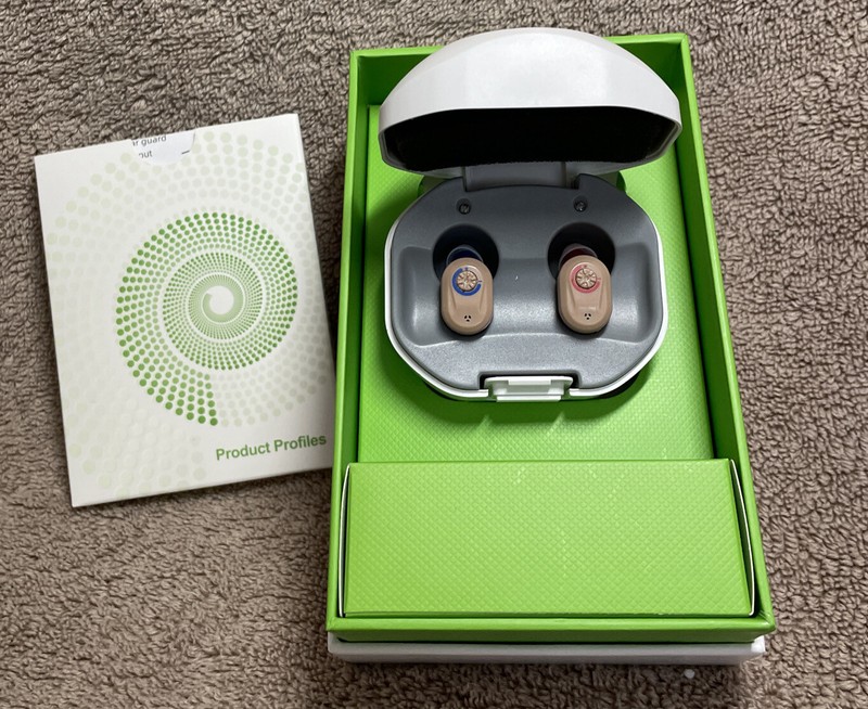 IN THE EAR Earrck Digital Hearing Aids, w/Charging Case Noise Canceling ITE gallery