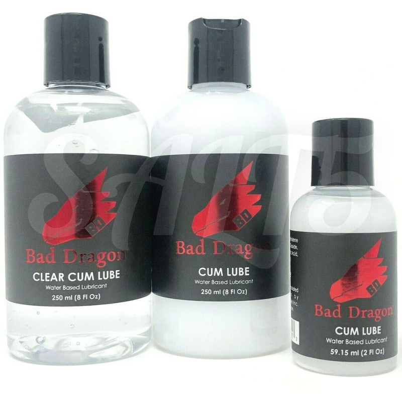 Bad Dragon Cum Lube Lubricant Water Based Personal Discreet Packaging Stringy