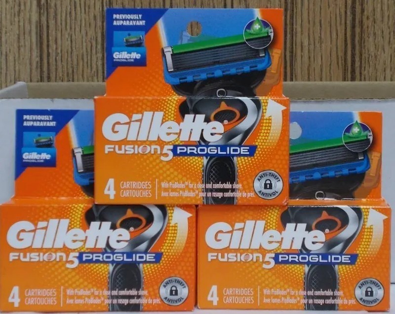 (3) Gillette Fusion Proglide Cartridge 4 PACK (12) Total CARTRIDGES SHIPS FREE