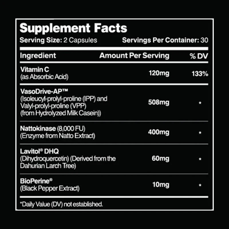 3pcs Leviathan Nutrition Hemo Flow Supplement with Nattokinase for Nitric Oxide gallery
