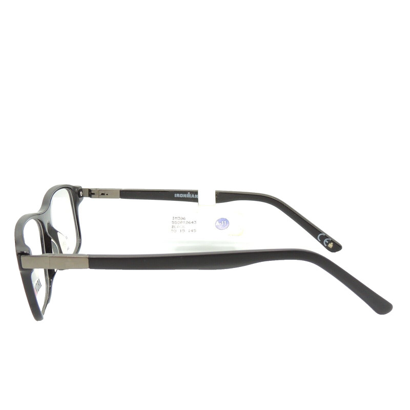 Ironman IM306 Black Eyeglass Frame 55 15 145 gallery