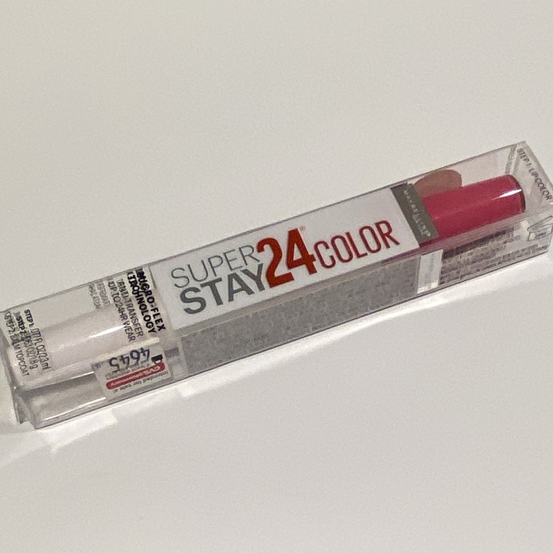 Maybelline New York SuperStay 24 Color Lipstick 215 Pink Goes On 0.14 oz