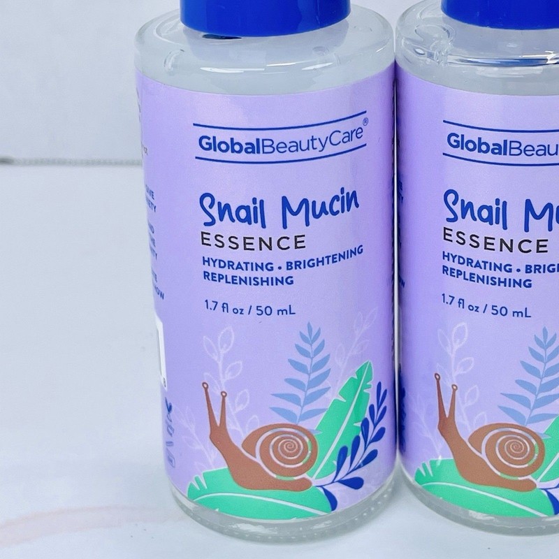 6 Pk Global Beauty Care Snail Mucin Essence Hydrating Brightening 1.7 fl oz NEW gallery