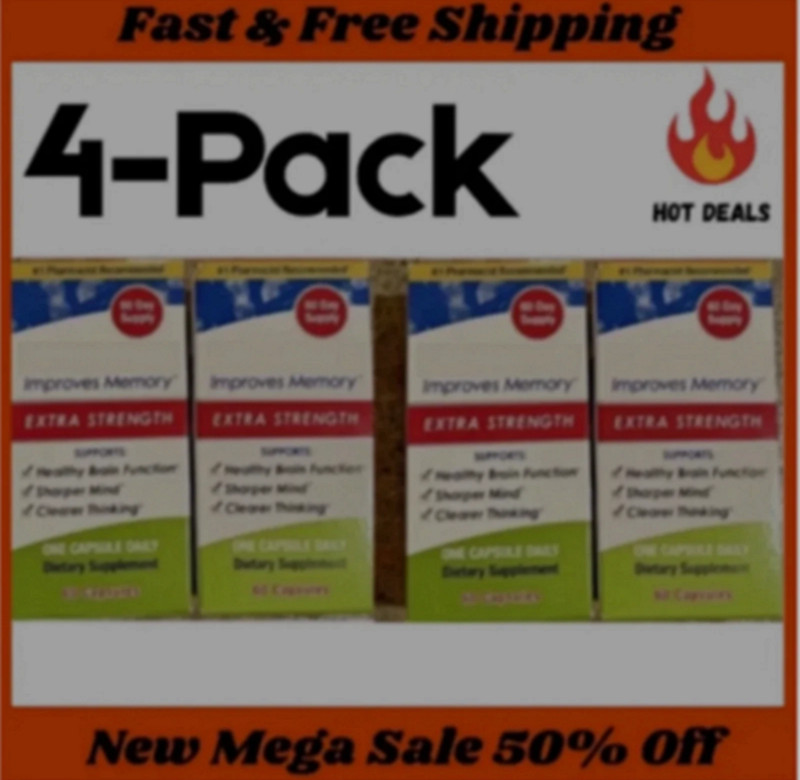 4 Pack Capsules – 240 Count – 20mg – New – Free Shipping – Ships From USA gallery