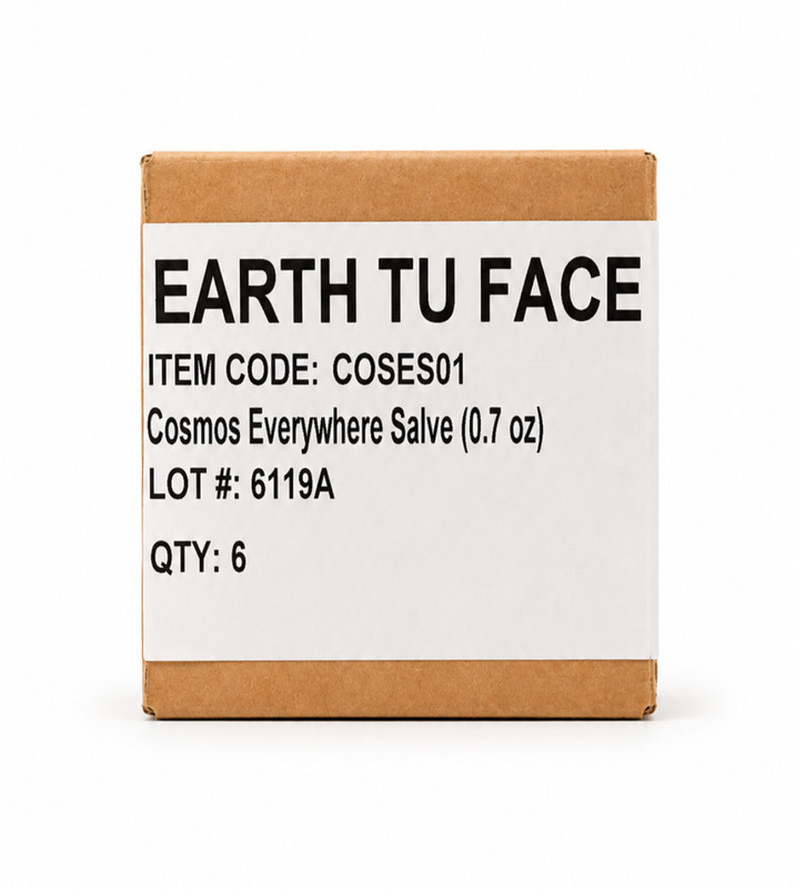Earth Tu Face Cosmos Everywhere Salve 0.7oz Sealed NEW Pack of 6