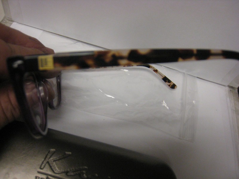 NEW London Fog VICTORIA PURPLE sz 54-17-135 mm Eyeglass Frame & Generic Case gallery