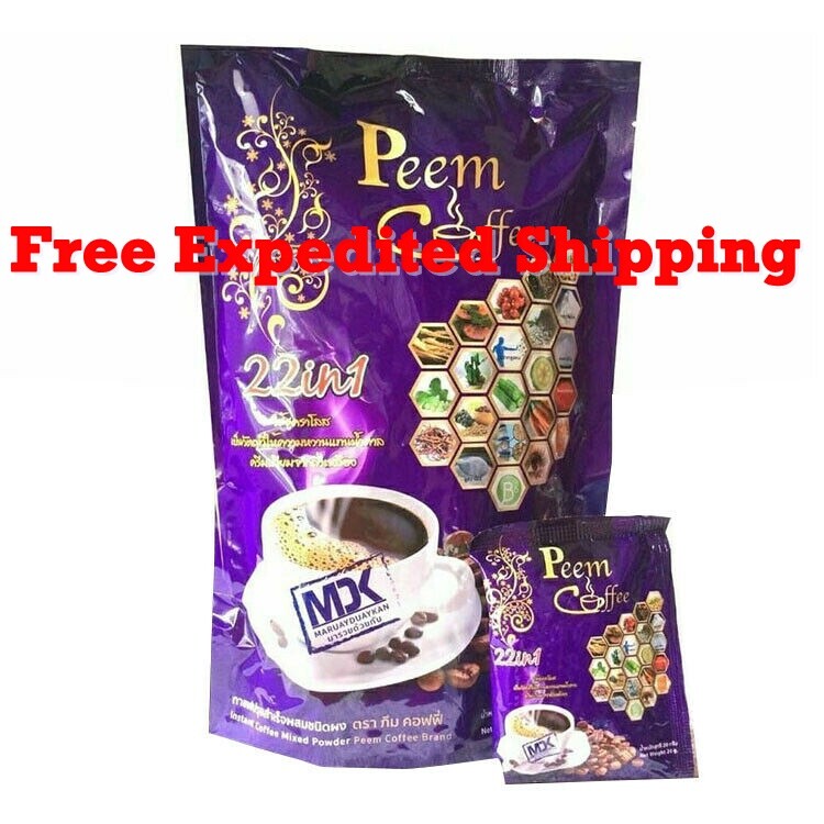 12 X 15 Sachets Peem Coffee Herbs 39 In 1 Instant Mix Powder for Healthy lover